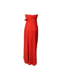VESTIDO LONGO FESTA LARANJA