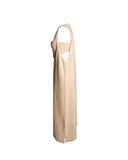 VESTIDO MIDI BEGE
