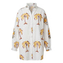CAMISA BRANCA ESTAMPA COQUEIROS