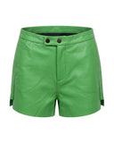 SHORTS COURO VERDE